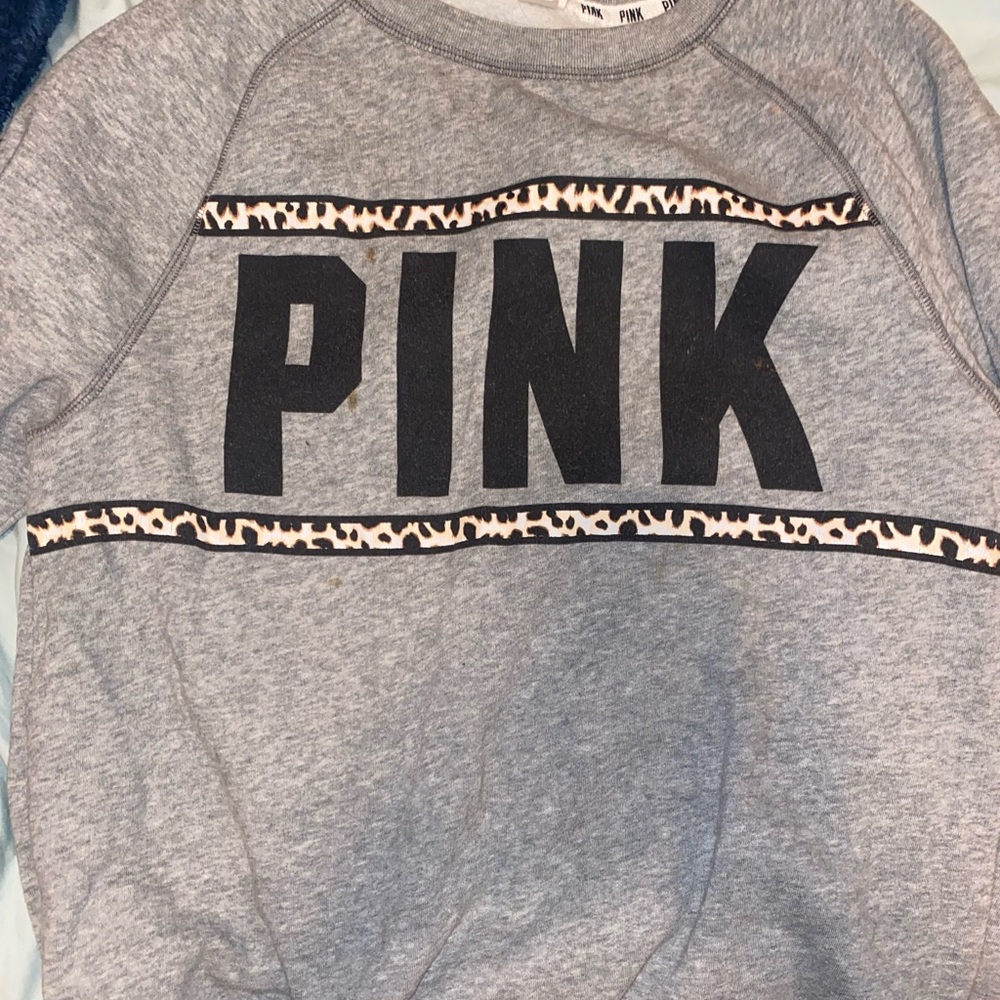 VS pink sweatshirt